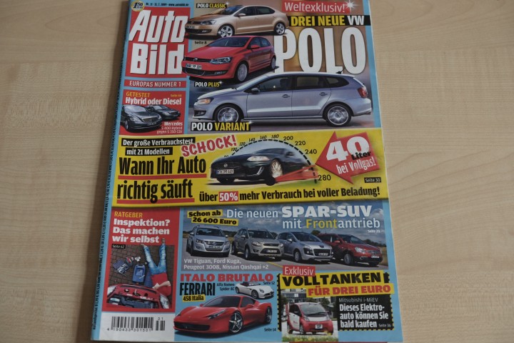 Deckblatt Auto Bild (31/2009)